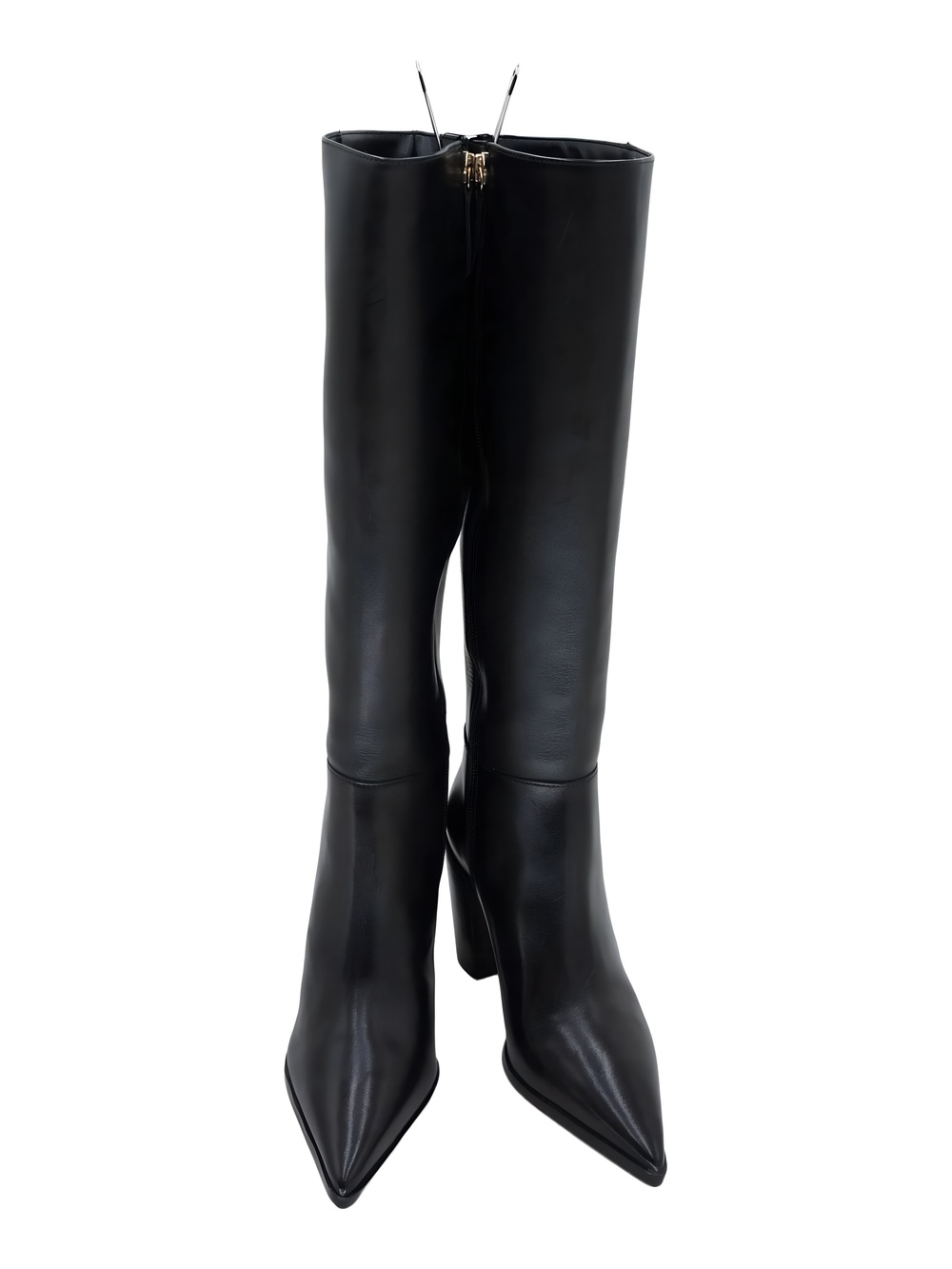 Schutz Womens Mikki Up Knee High Block Heel Black Size 5M